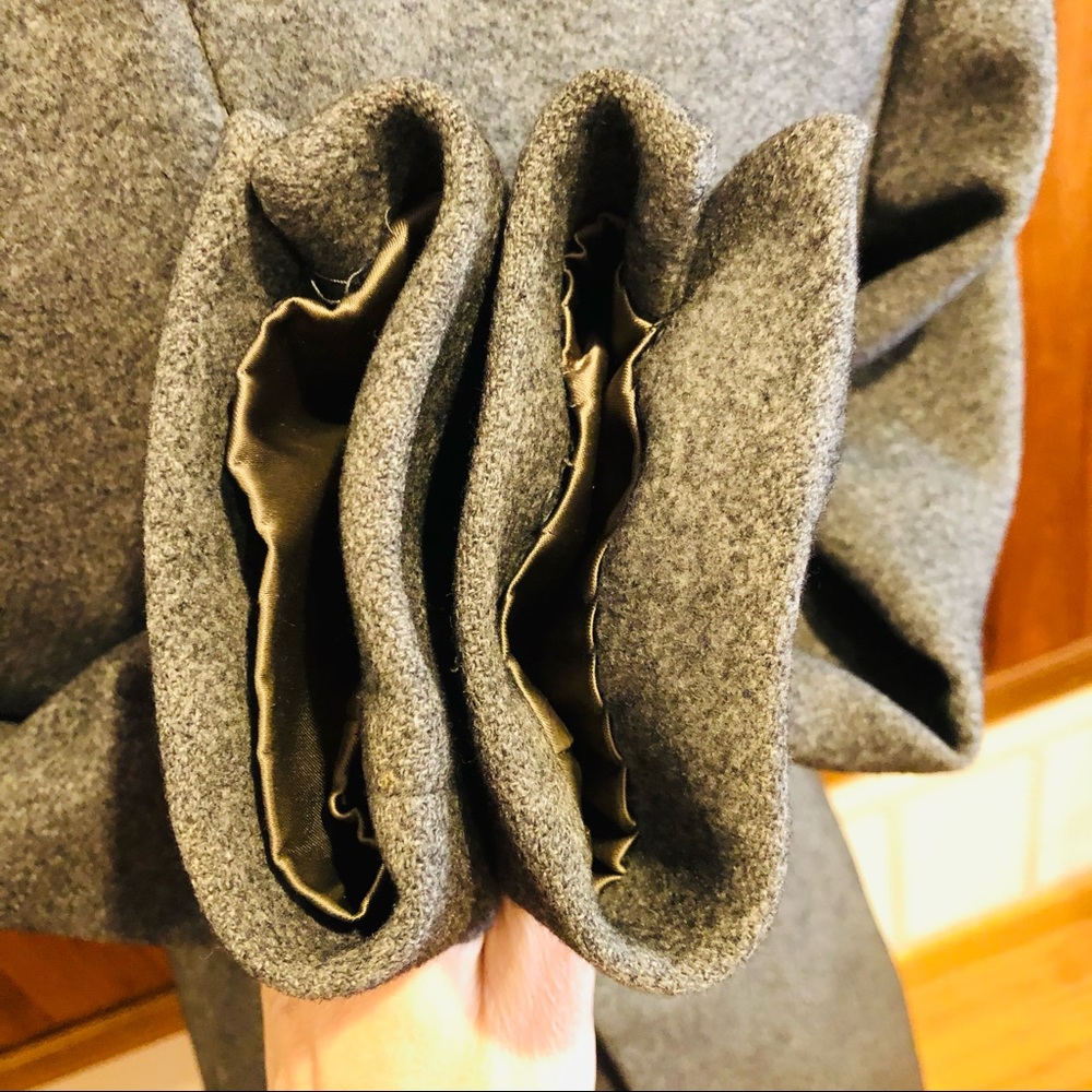 Vintage Regency Cashmere Gray Double Breasted Winter Coat size Small - Picture 6 of 8